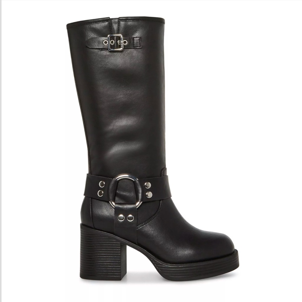 Madden Girl Touring black Paris boots